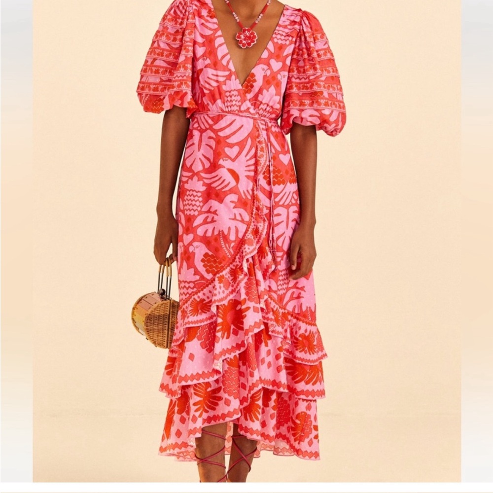 Farm Rio wrap dress